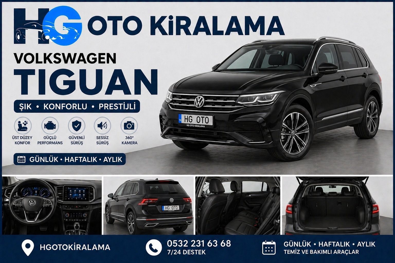 KİRALAMA ayrıcalığıyla Volkswagen Tiguan kiralama